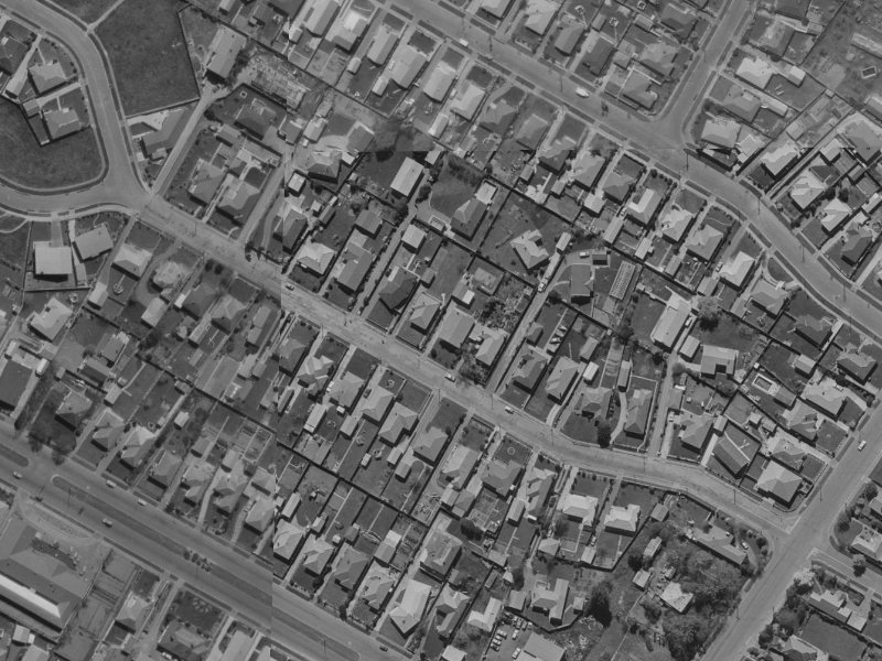 26 Bainton Street from the air, 1970-1974