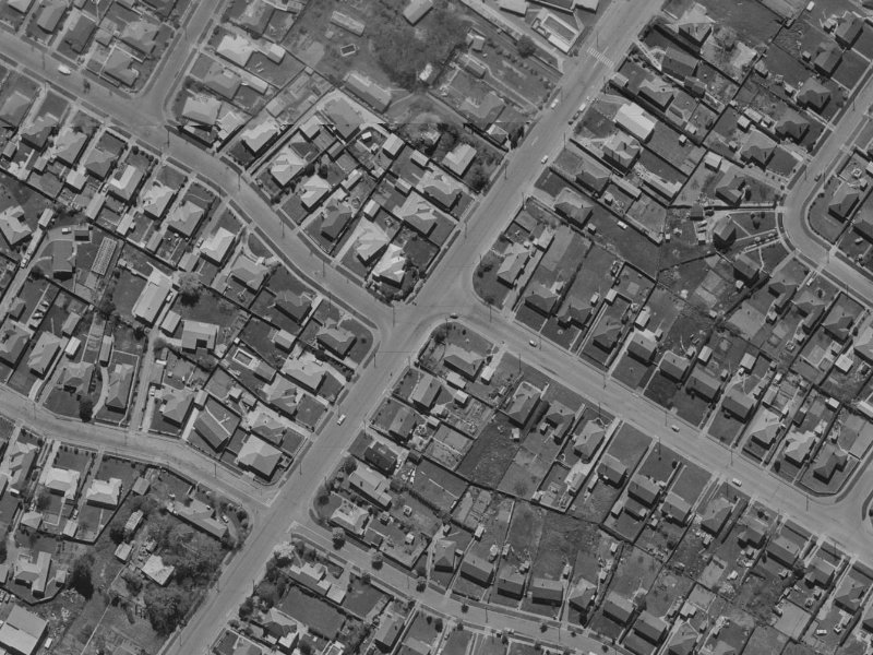 185E Langdons Road from the air, 1970-1974