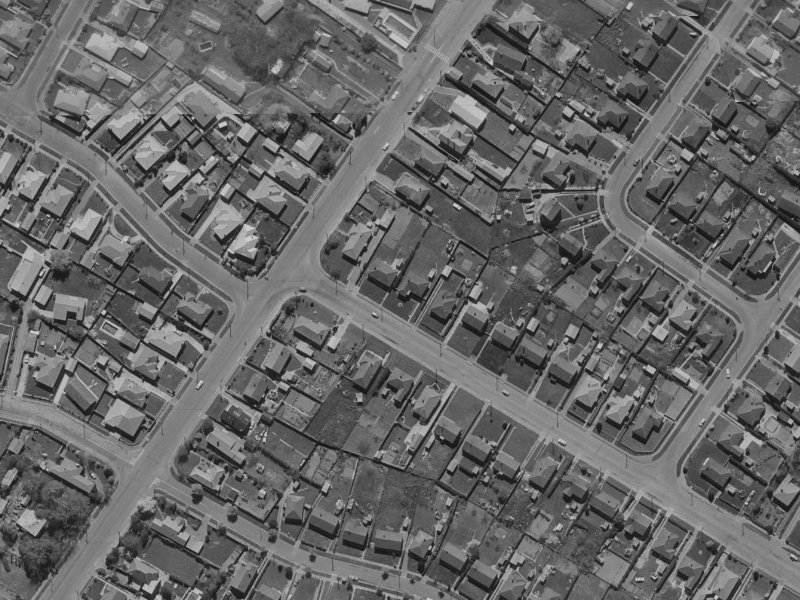 194 Langdons Road from the air, 1970-1974