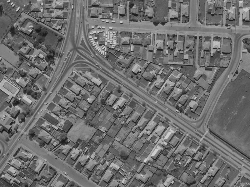 555 Cranford Street from the air, 1970-1974