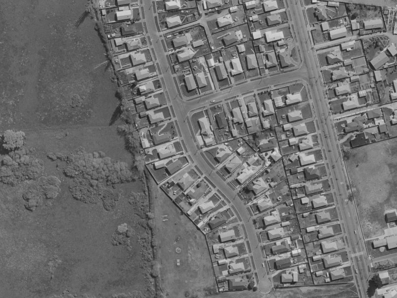 24A Greenhaven Drive from the air, 1970-1974