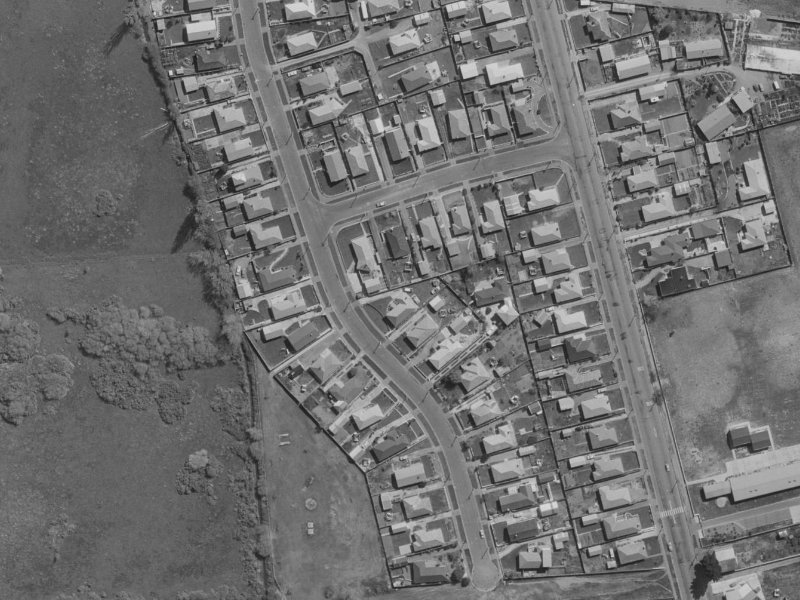 24 Greenhaven Drive from the air, 1970-1974