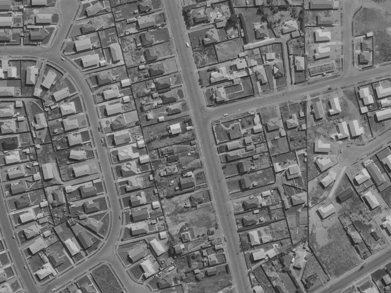 46 Britannia Street from the air, 1970-1974