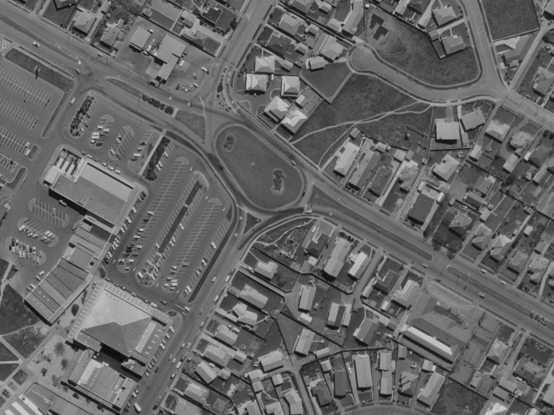 138-134 Farrington Avenue from the air, 1970-1974