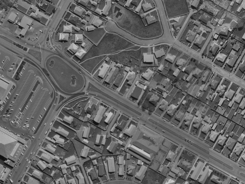 246 Harewood Road from the air, 1970-1974