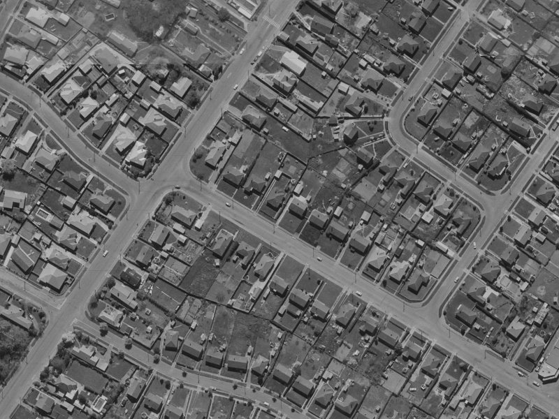 192 Langdons Road from the air, 1970-1974