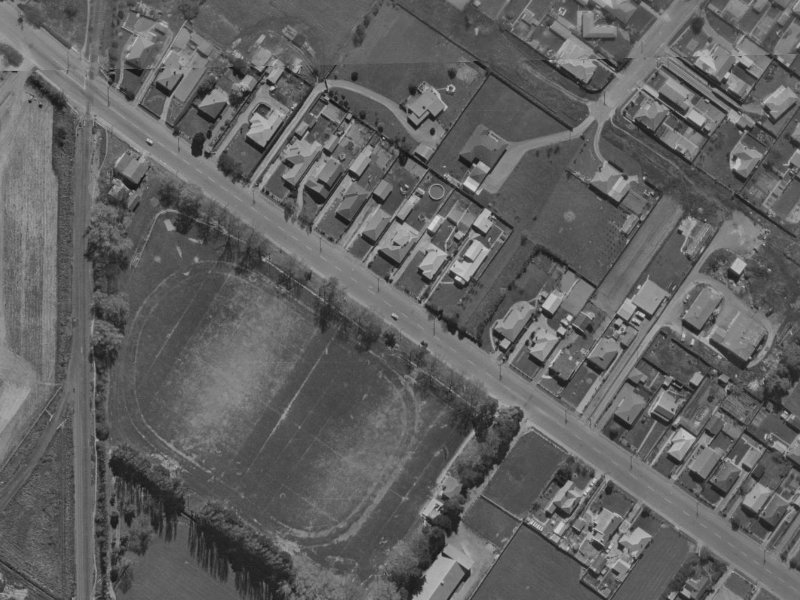 68 Sawyers Arms Road from the air, 1970-1974