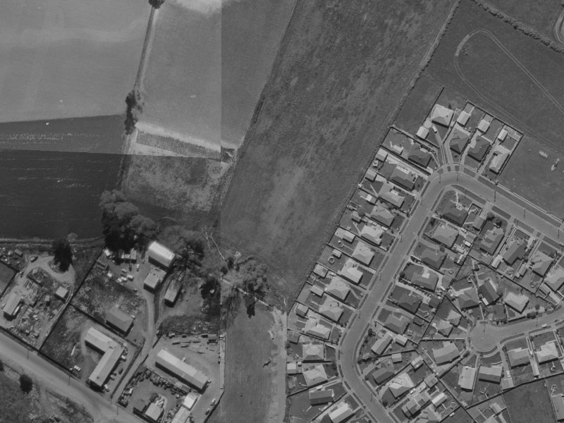 71 Becmead Drive from the air, 1970-1974
