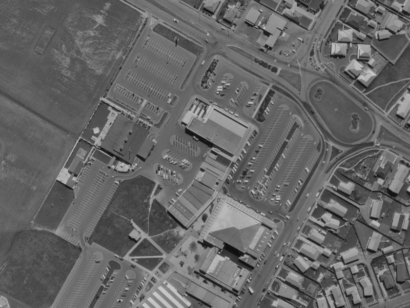 35 Bishopdale Ct from the air, 1970-1974