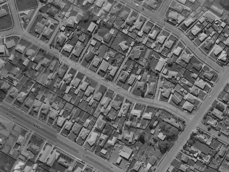 24A Bainton Street from the air, 1970-1974
