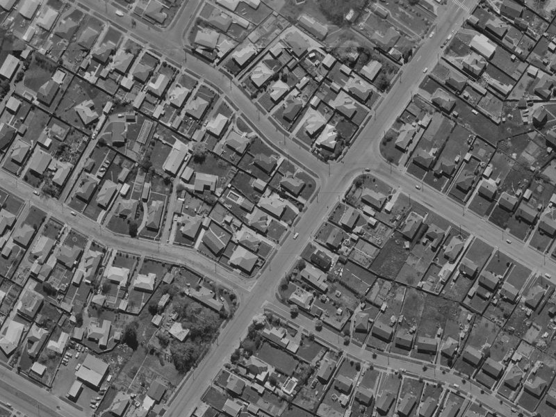 439 Greers Road from the air, 1970-1974