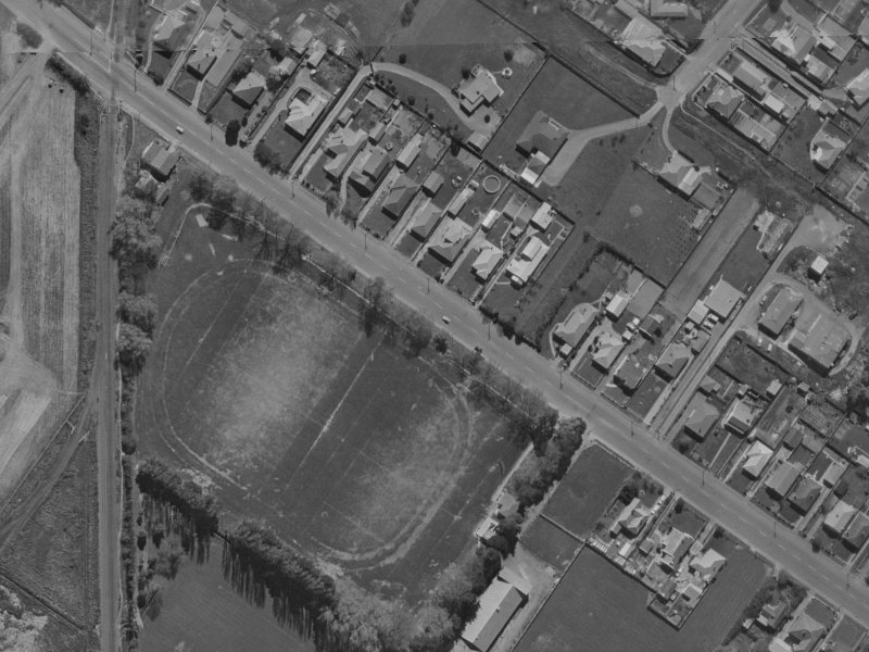70 Sawyers Arms Road from the air, 1970-1974
