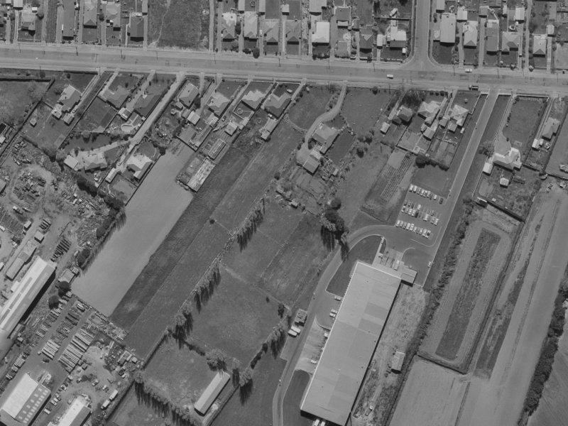 30 Wiremu Street from the air, 1970-1974