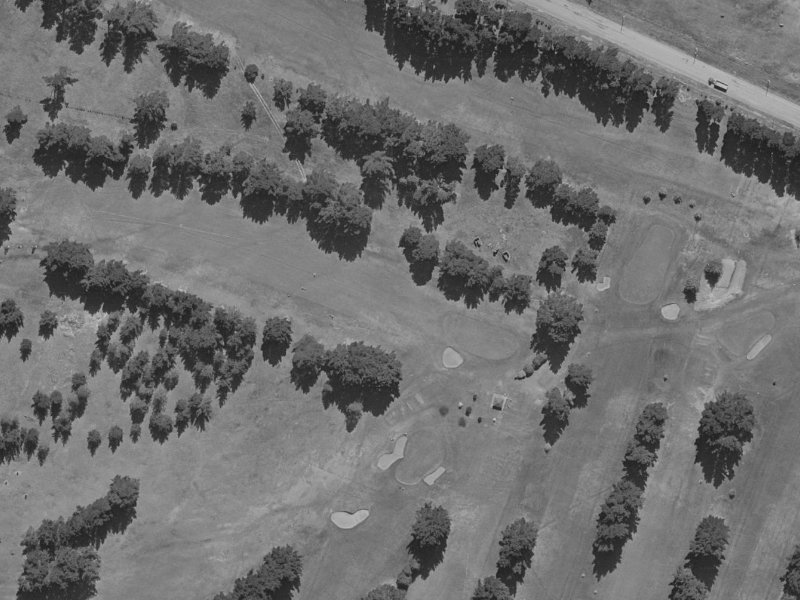 428 Memorial Avenue from the air, 1970-1974