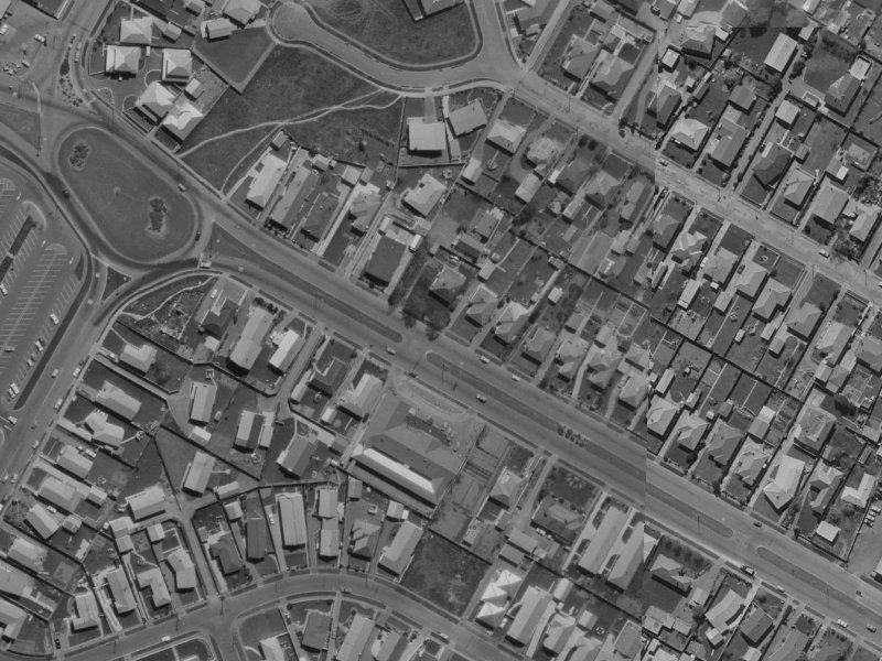 238A Harewood Road from the air, 1970-1974
