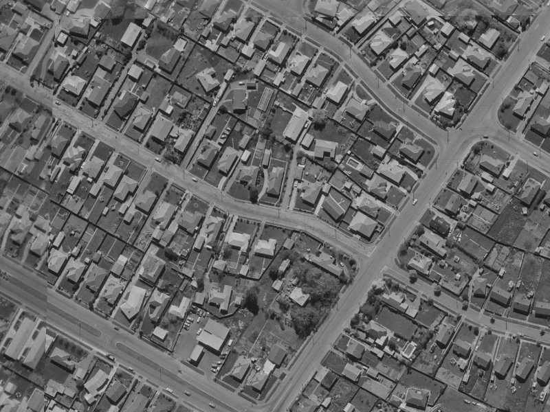 5 Bainton Street from the air, 1970-1974