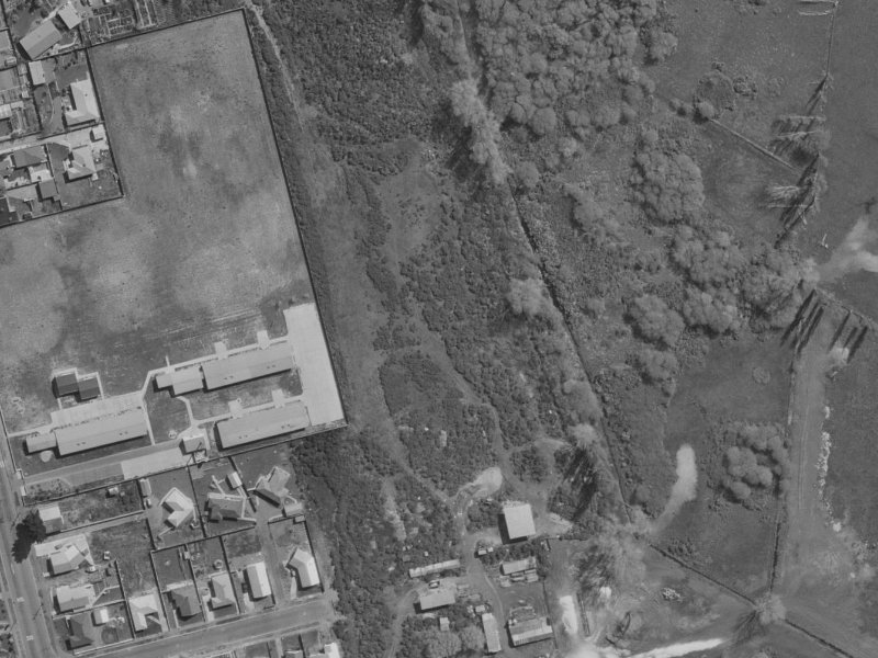 36 Clarevale Street from the air, 1970-1974