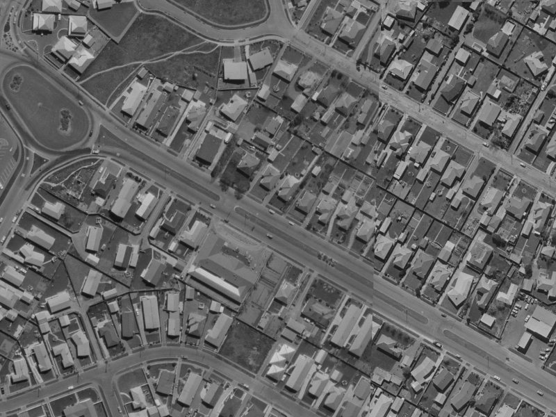 236 Harewood Road from the air, 1970-1974