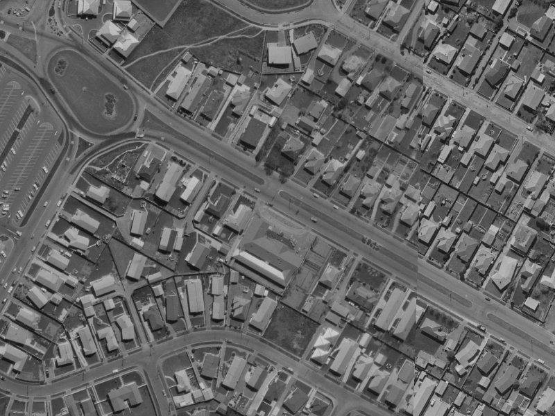 237 Harewood Road from the air, 1970-1974