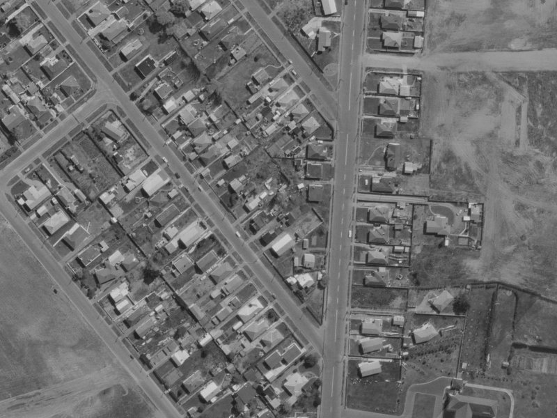 55 Flemington Avenue from the air, 1970-1974