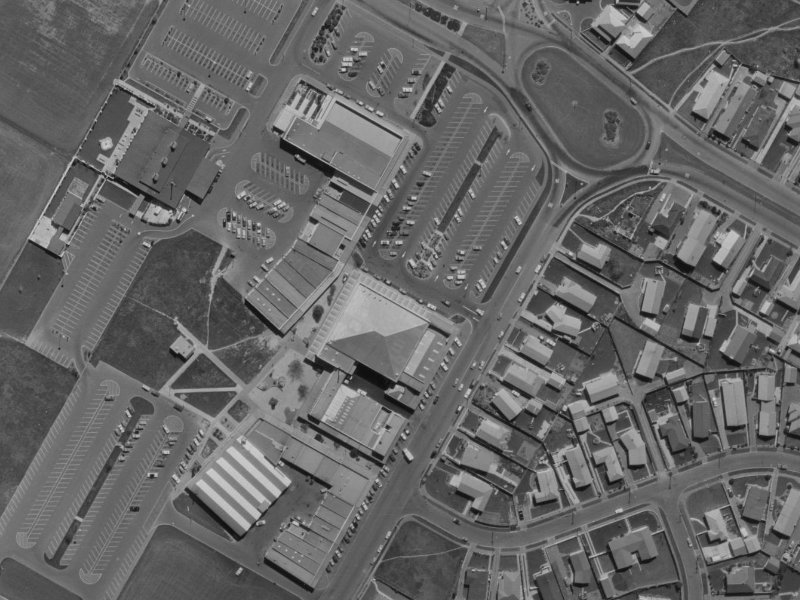 135B Farrington Avenue from the air, 1970-1974