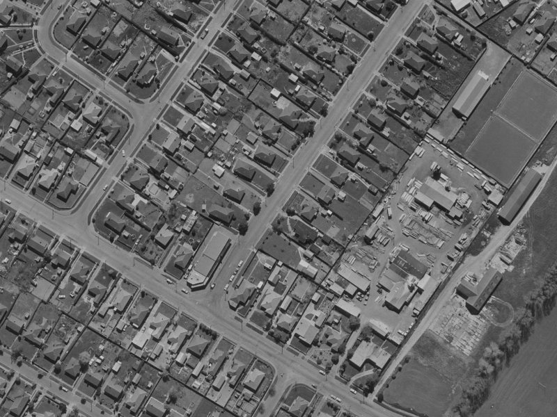 7 Morrison Avenue from the air, 1970-1974