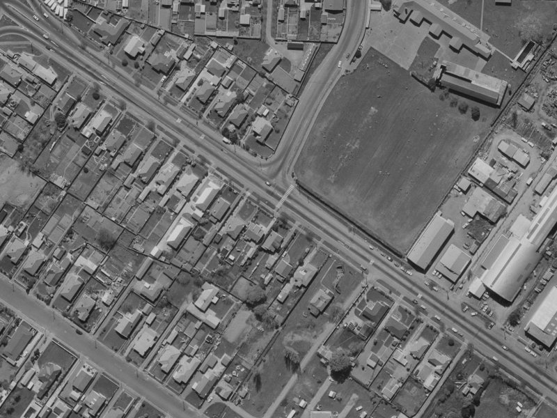 535 Cranford Street from the air, 1970-1974