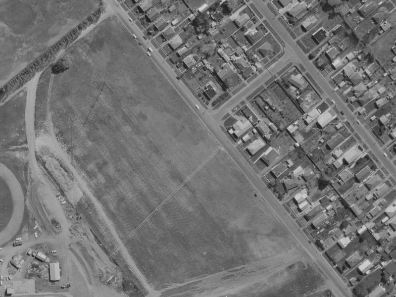 Ascot Avenue from the air, 1970-1974