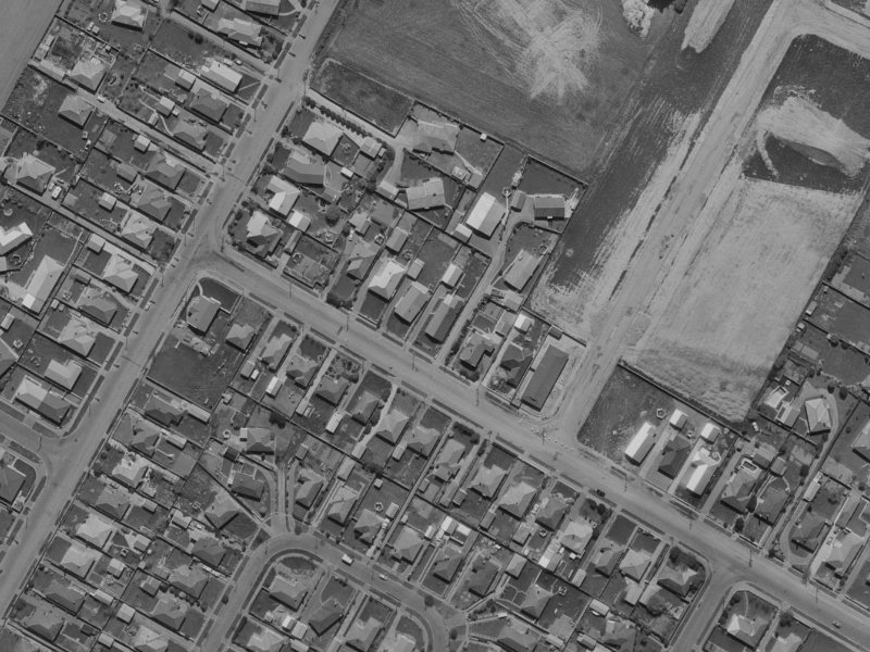104 Isleworth Road from the air, 1970-1974