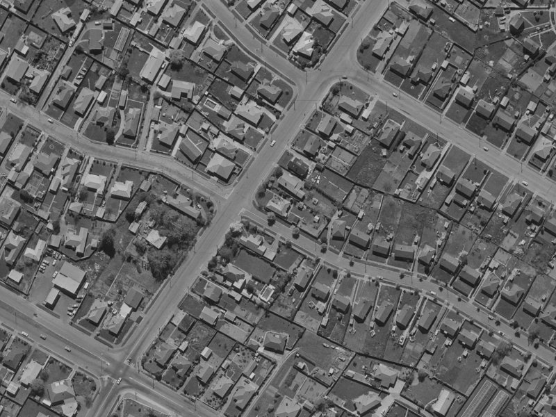 426 Greers Road from the air, 1970-1974