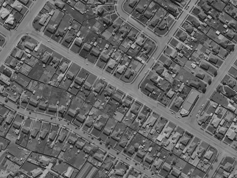 167 Langdons Road from the air, 1970-1974