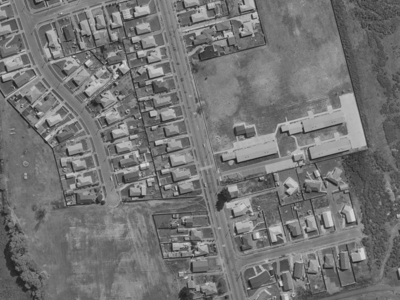 173 Burwood Road from the air, 1970-1974