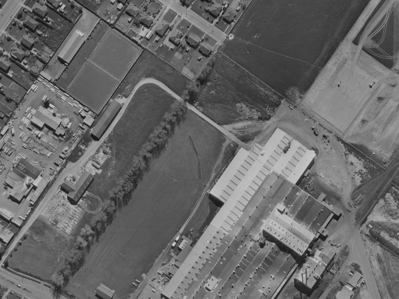 84 Langdons Road from the air, 1970-1974