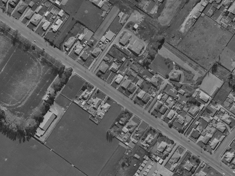 40 Sawyers Arms Road from the air, 1970-1974