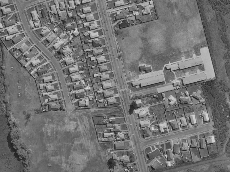 171 Burwood Road from the air, 1970-1974