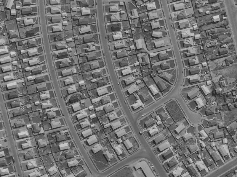 100 Effingham Street from the air, 1970-1974