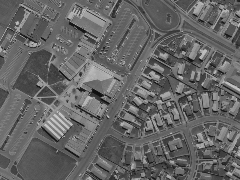 135c Farrington Avenue from the air, 1970-1974
