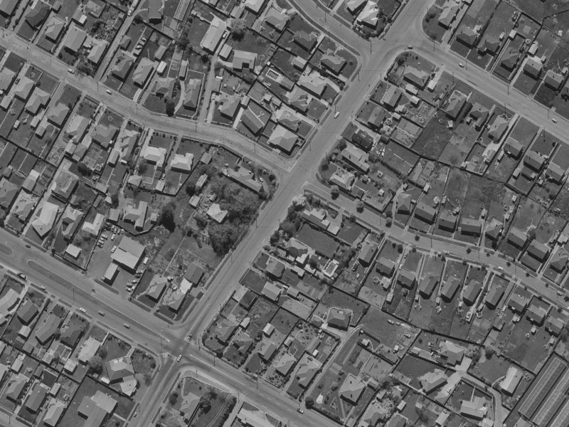 422 Greers Road from the air, 1970-1974