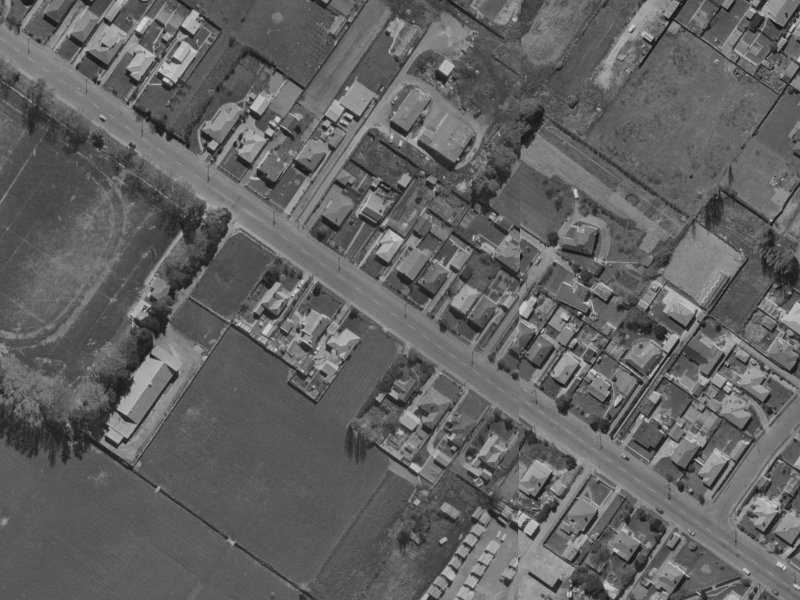 38A Sawyers Arms Road from the air, 1970-1974