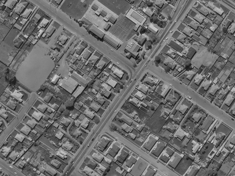131 Main North Road from the air, 1970-1974