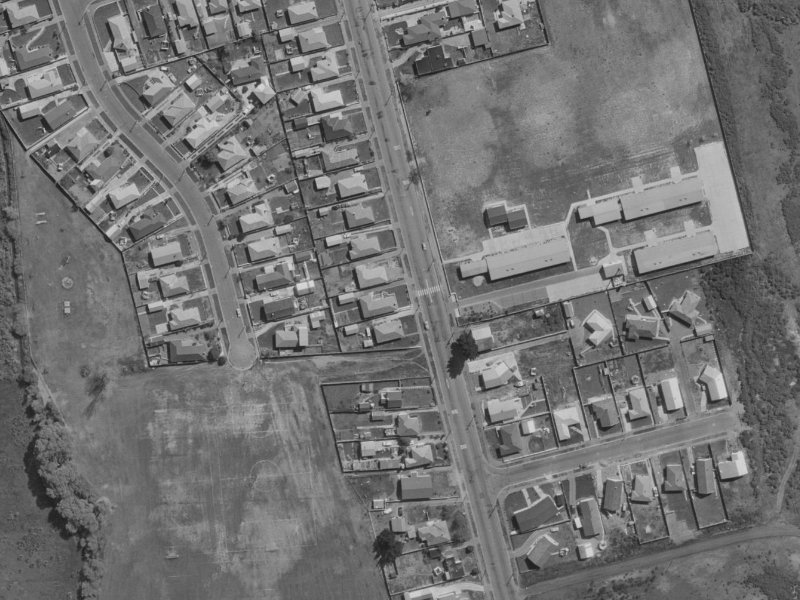 169 Burwood Road from the air, 1970-1974