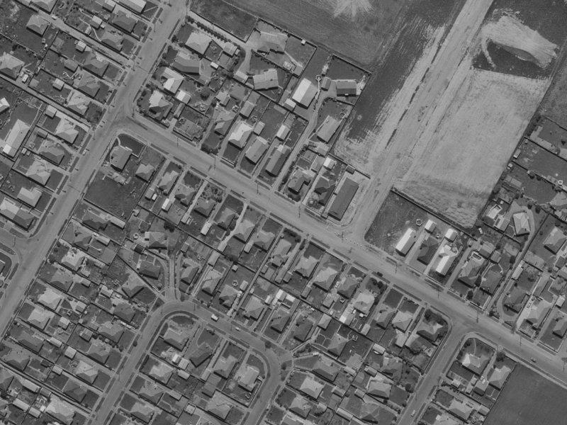 102A Isleworth Road from the air, 1970-1974