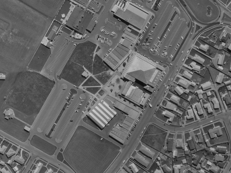 14 Bishopdale Ct from the air, 1970-1974