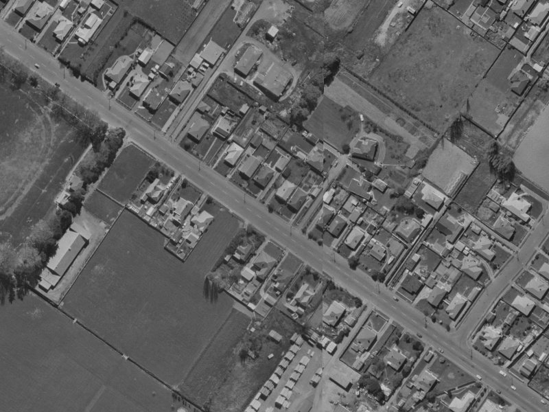 36 Sawyers Arms Road from the air, 1970-1974