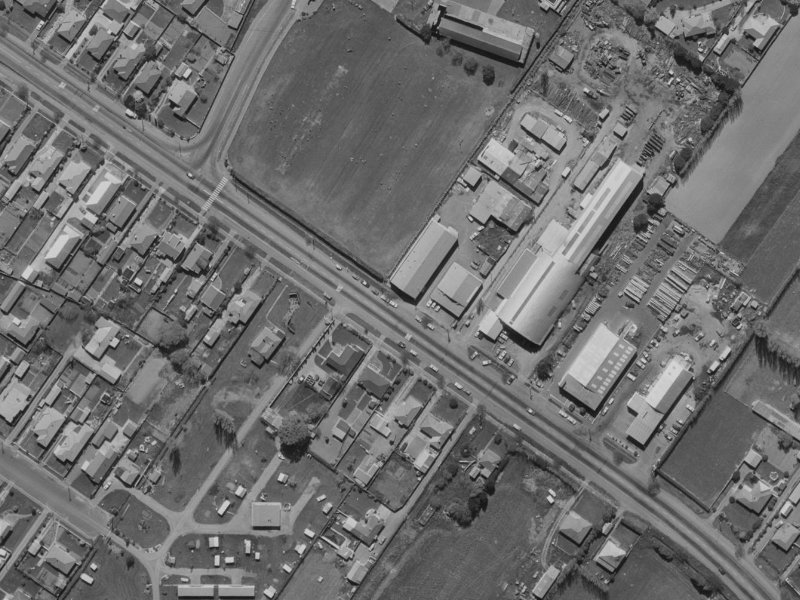 520 Cranford Street from the air, 1970-1974