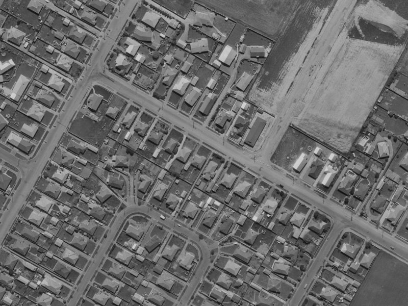 103 Isleworth Road from the air, 1970-1974