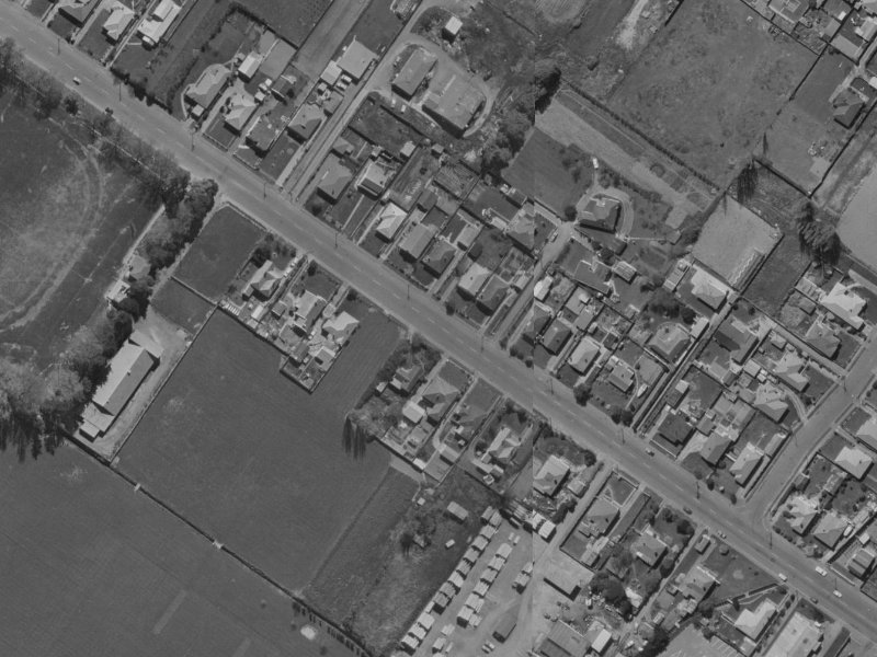 41 Sawyers Arms Road from the air, 1970-1974