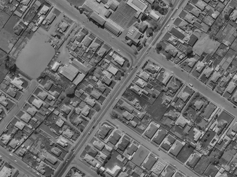 130 Main North Road from the air, 1970-1974