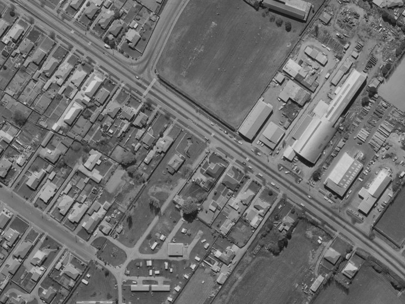 518 Cranford Street from the air, 1970-1974