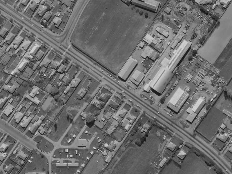 518 Cranford Street from the air, 1970-1974